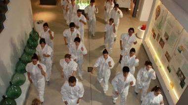 Il saggio eseguito ieri mattina dagli studenti del Pontormo