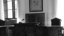 Un’aula di tribunale