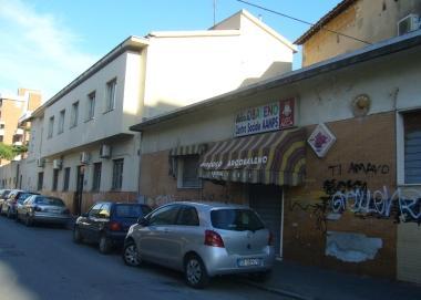 Sopra l’area del Picchianti In alto a destra la sede Aamps di via Bandi