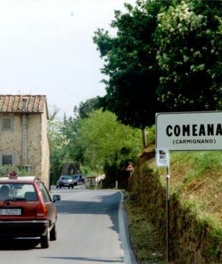 Una veduta di Comeana 