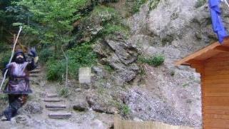 L’entrata del parco avventura che apre dopodomani