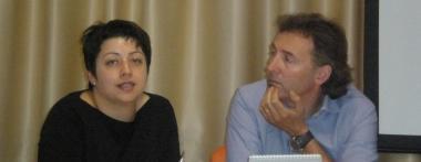 Lo psicologo Fabrizio Fagni e la dottoressa Teresa Alfano operatrice del centro         