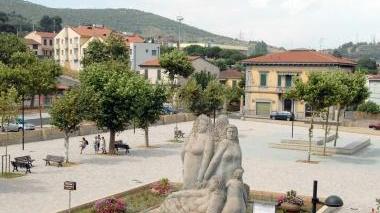 Piazza della Rinascita dove domani sarà allestito il mercato della filiera corta