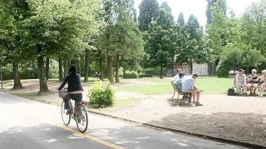 Una parte del parco termale