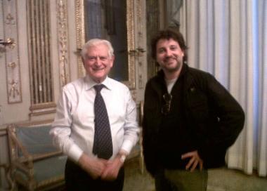 Lincontro in Comune tra il sindaco Favilla e Pieraccioni 