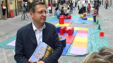 Alcuni momenti della festa per l’inaugurazione del primo tratto del nuovo corso Italia con il sindaco Marco Filippeschi