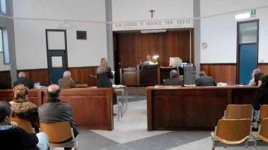 Un’aula di tribunale