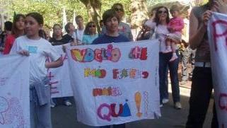 Una passata manifestazione a tutela dell’ospedale volterrano