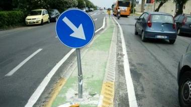 Il punto dove è avvenuto l’incidente