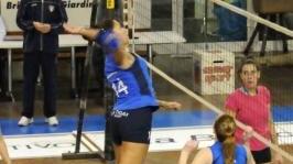 Una partita di pallavolo