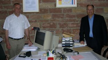 <b>GEMELLATI. </b>Lincontro fra i due sindaci       
