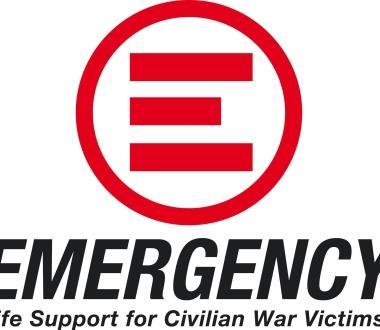 <b>EMERGENCY</b> Il logo della associazione che si batte per i diritti umani    