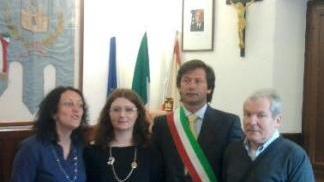 <b>NUOVA GIUNTA </b>Il sindaco Galli con gli assessori Scoccati Fabbreschi e Benocci