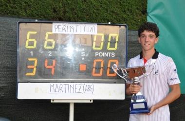 Il vincitore dellanno scorso, Cristian Perinti 