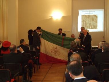 Il tricolore degli universitari pisani 