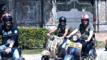 <b>APPASSIONATI.</b> Alcuni membri del gruppo Versilia storica