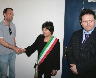 Il saluto del vicesindaco Benini a Enrico Nassi 
