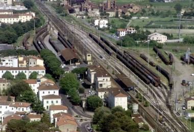 Una veduta dallalto di Empoli 