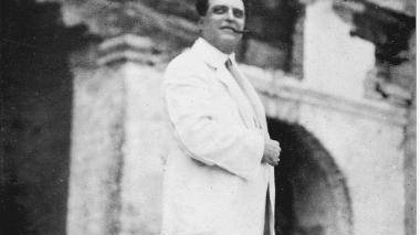 Il compositore livornese, Pietro Mascagni