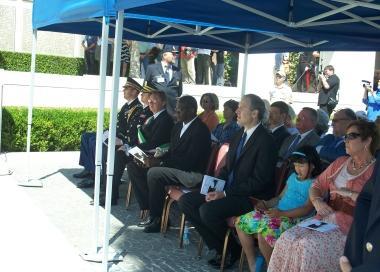 La cerimonia ieri al cimitero Falciani 