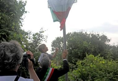 In piazza a Cigoli c'è un messaggio di pace