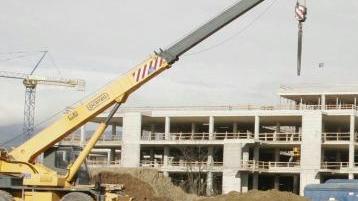 Il cantiere dell’ospedale
