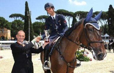 <b>PREMIAZIONE.</b> Emilio Bicocchi a Roma (foto De Lorenzo) 