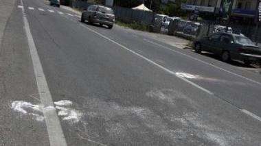 Roberto Poggetti Gimi e il luogo dell’incidente (Vip)