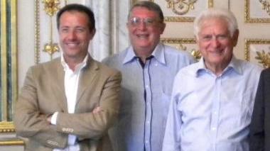 Da sinistra Bruni, Colucci e Favilla