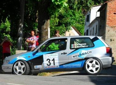 La Golf Gti portata in gara da Gabriele Tognozzi 