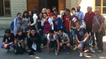 I ragazzi della 3ªD della media Carducci