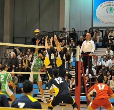 <b>VOLLEY</b> Unazione di gioco con Luperi del Baglini in azione    