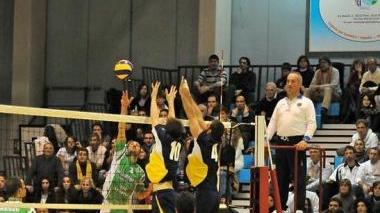<b>VOLLEY</b> Un’azione di gioco con Luperi del Baglini in azione