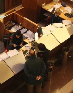 Uno sportello bancario