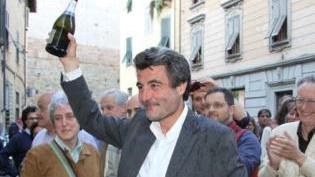Stefano Baccelli festeggia la rielezione a presidente della Provincia (Vip)