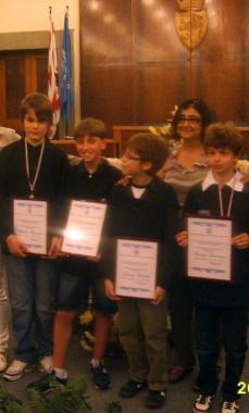 I bambini premiati
