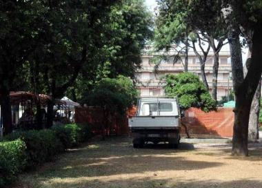 <b>CANTIERI.</b> Lavori in piazza Pellerano 