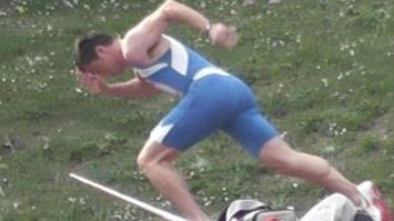 Angeli durante una competizione