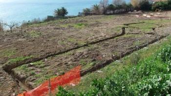 La zona di viale Amendola interessata dai lavori