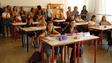 Alunni di una scuola media 