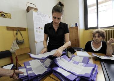 Lo scrutinio in un seggio 