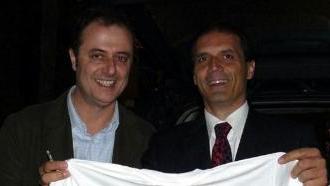 Il sindaco Cicarelli (a sinistra) con il presidente Passerai