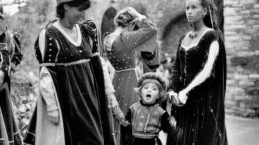Figuranti con costumi storici