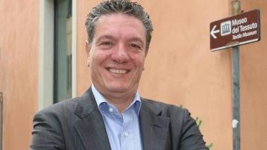 Il consigliere regionale Fabrizio Mattei a destra la pista di Peretola
