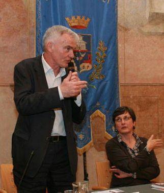 Carlo Baccetti a fianco del sindaco Luciana Cappelli   