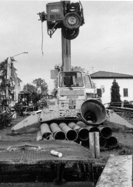 Lavori per la rete fognaria 