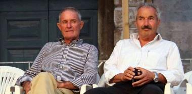 Il presidente della Massese Giorgio Turba e il suo vice Alfio Rossi 