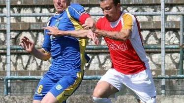 Un’immagine della sfida di domenica scorsa con il San Marino