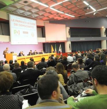 Lultimo congresso del Pd di qualche mese fa   