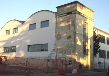 Lex fabbrica dove nascer&agrave; il Creaf sotto il presidente della Regione Rossi, il presidente dellUnione Marini e il coordinatore Pdl Mazzoni  